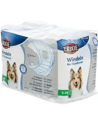 TRIXIE Scutece pentru câini 12 buc. S
