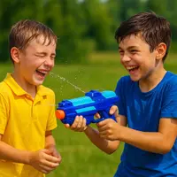 Pistol cu apă albastru-portocaliu 22cm