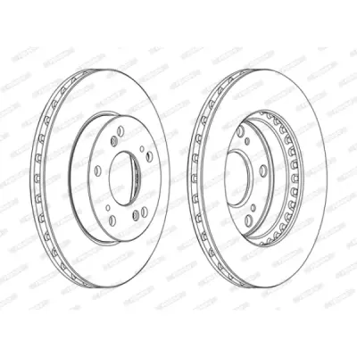 Disc frana FERODO DDF1939C