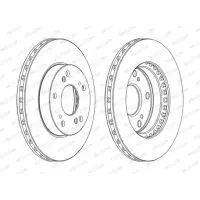 Disc frana FERODO DDF1939C