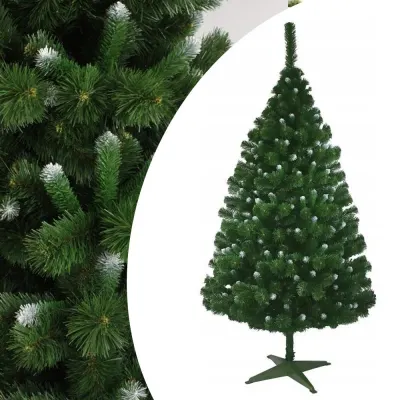 Brad Artificial Pin Canadian, 180 cm – diametru 118 cm, 89 ramuri, 455 ace – varfuri ninse, verde