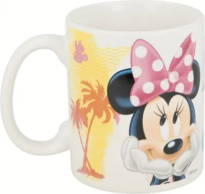 Cană ceramică Stor Minnie Mouse - Summer Crush, 325 ml