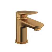Baterie lavoar Duravit Wave WA1010002004, marime S, cartus ceramic, monocomanda, 137 mm, Bronz mat