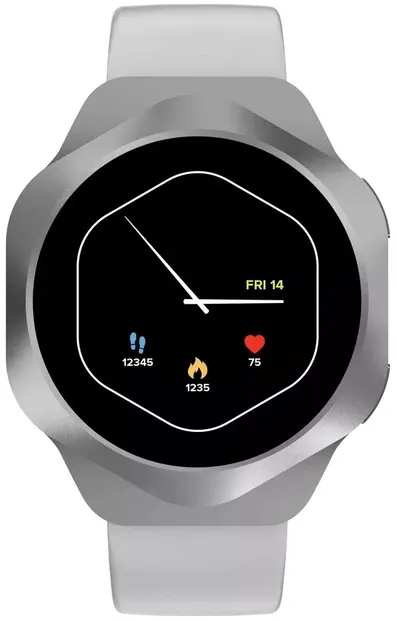 Smartwatch Canyon - Hexagon SW-88, 54 mm, 1.43'', Silver