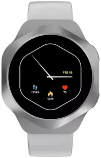 Smartwatch Canyon - Hexagon SW-88, 54 mm, 1.43'', Silver