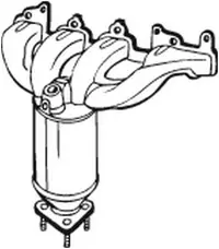 Convertor catalitic EURO 3 potrivit OPEL SIGNUM, VECTRA C, VECTRA C GTS 2.2 04.02-12.08