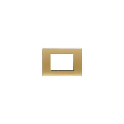 Placa Ornament 4 Module Auriu Bticino
