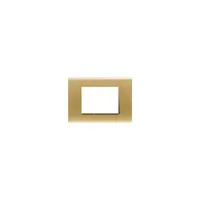 Placa Ornament 4 Module Auriu Bticino