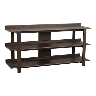 Masă consolă în culoare naturală închisă cu blat cu aspect de lemn de stejar 43x150 cm Kilian – Rowico