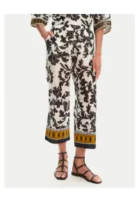 Pantaloni dama - negru/bej
