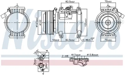 Compresor climatizare potrivit CHEVROLET SPARK 1.0-1.2LPG 03.10