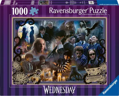 Puzzle Ravensburger din 1000 piese - Wednesday