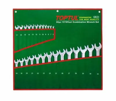 Set 26 chei combinate, Toptul 6-32mm