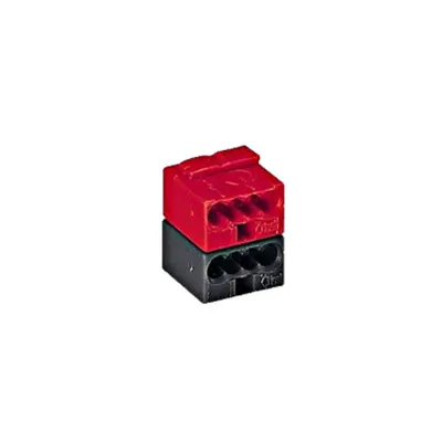 Clemă de conexiune bus KNX 2p gri/roşu