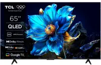 Televizor smart TCL - 65P7K, 65'', 4K, QLED, 93% DCI-P3, AiPQ Processor, 120Hz Game Accelerator (FHD), Dolby Vision-Atmos, 2x10W, Google TV, negru