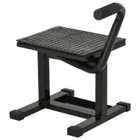 DURHAND Suport Motociclete din Oțel, Suport pentru Motociclete cu Suprafața și Manivelă din Cauciuc, 48x34x43 cm, Negru | Aosom Romania