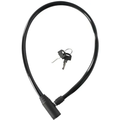 Cablu Antifurt Bicic. Cu Cheie 65Cm 4Culori