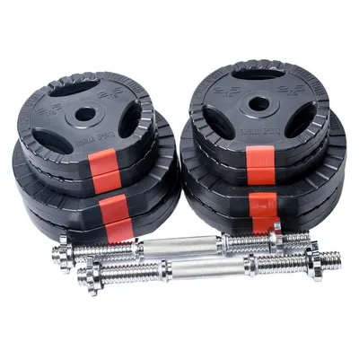 Set gantere reglabile din ciment cu grip de 35 KG