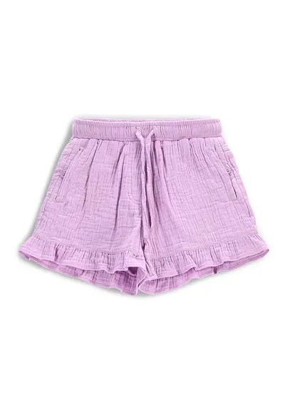 Pantaloni scurti fete WC5119401IGK - Bumbac - Mov - Mov