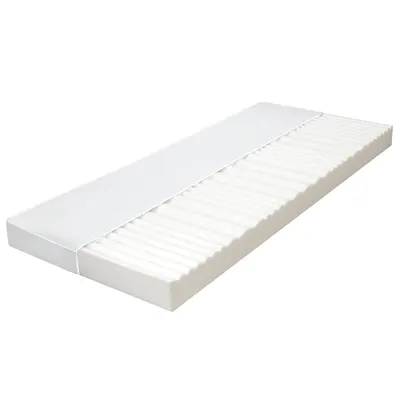 vidaXL Saltea, 180x200 cm, 7 zone, spumă PU, 10 cm, H2 H3