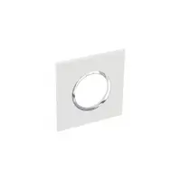 Plate British standard Arteor - rotund - 2 module - alb