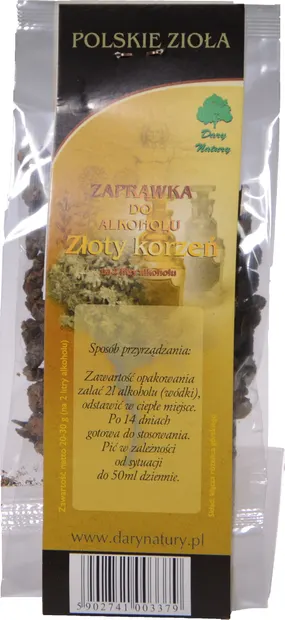 Rădăcină de aur, amestec de plante pentru tinctură, 20-30 g, Dary Natury