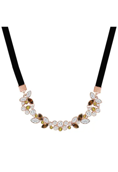 Colier-chocker de catifea placat cu aur de 14K - Auriu rose