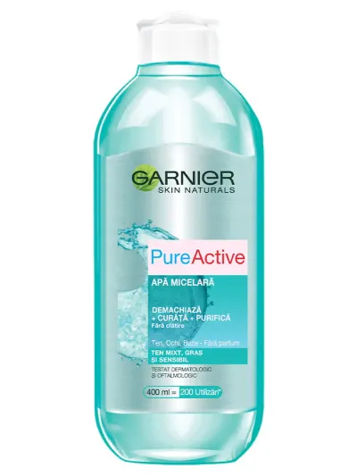 Garnier Apa micelara 400 ml Pure Active All in 1