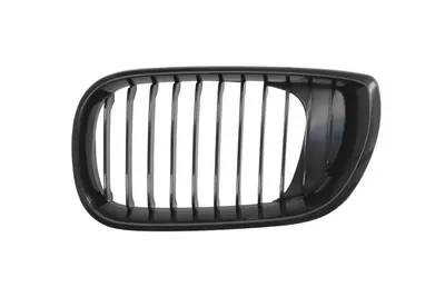 Grila radiator Stanga potrivit BMW 3 (E46) 1.6-3.2 1997-2007 pana in 2005 - (pentru caroserie break; salon, negru)