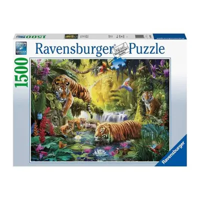 Puzzle Iaz cu Tigri, 1500 Piese