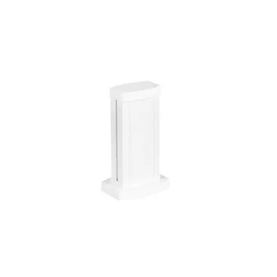 Mini coloana - 1 compartiment - inaltime 0.30 m - aluminiu body and capacs - alb finish