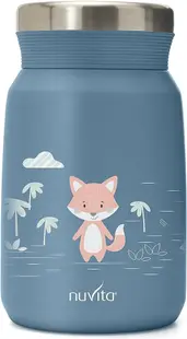 Cutie termică pentru alimente Nuvita - 500 ml, albastru pudră