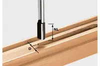 Freză de canelare HW S12 D20/45