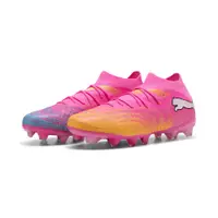 Ghete fotbal femei crampoane mișcare 360° Future 9 Match Fusion FG/AG, roșu PUMA