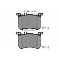 Set placute frana, frana disc TEXTAR 2518301
