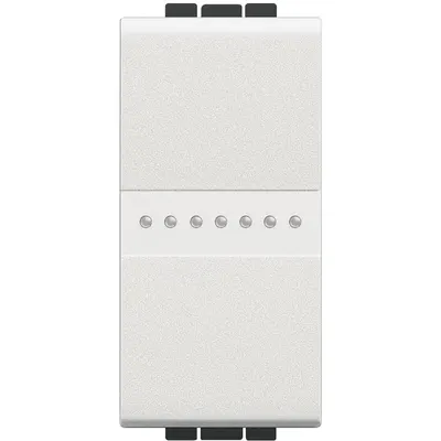 Intrerupator cap cruce 1 modul Living Light Bticino N4054, alb
