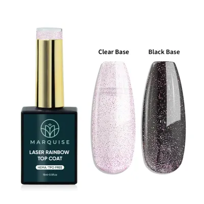Top Coat Laser Rainbow HEMA/TPO FREE, Marquise, Mov, 15 ml
