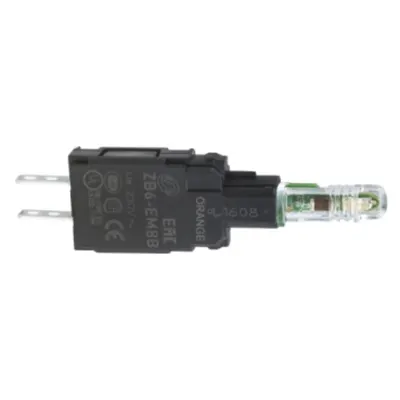 Corp Lampa Pilot, Led Integral Portocaliu, 230, 240 V, Conectori Faston
