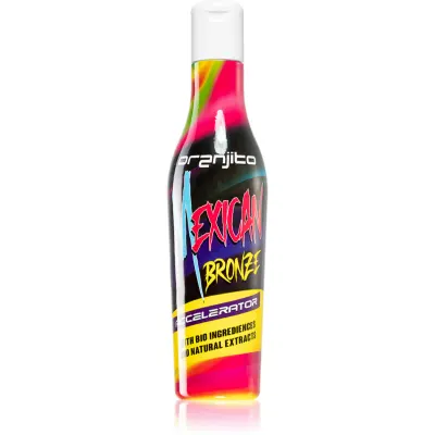 Oranjito Mexican Bronze Accelerator loțiune pentru bronzat la solar, cu componente bio și accelerator de bronzare 200 ml