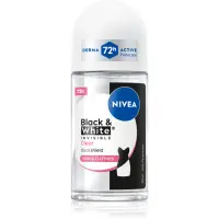 Nivea Invisible Black & White Clear deodorant roll-on antiperspirant pentru femei 50 ml