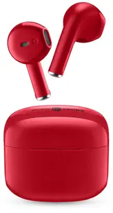 Căști wireless Cellularline - Music Sound Swag, TWS, roşii