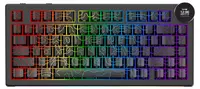 Tastatură mecanică AJAZZ - AK820 V2 PRO, wireless, Ajazz White Peach, RGB, neagră