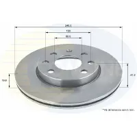 Disc frana COMLINE ADC1123V