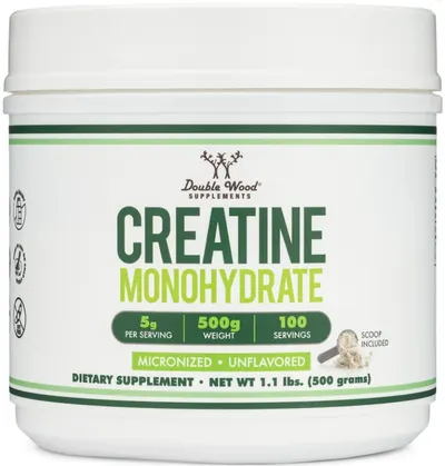 Creatine Monohydrate, 500 g, Double Wood