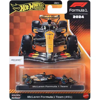 Masinuta metalica de curse, Hot Wheels, McLaren, Formula 1 Team 2024, JBM25