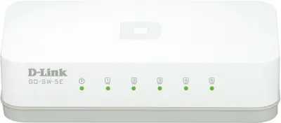 Switch D-Link - GO-SW-5E, 5 porturi, alb