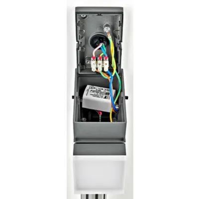 Evo LED Square Up 8W 400lm 3000K ECG IP54 antracit