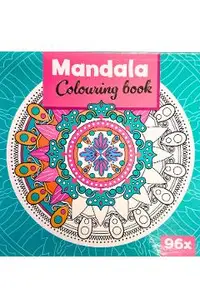 Mandala de colorat. Verde