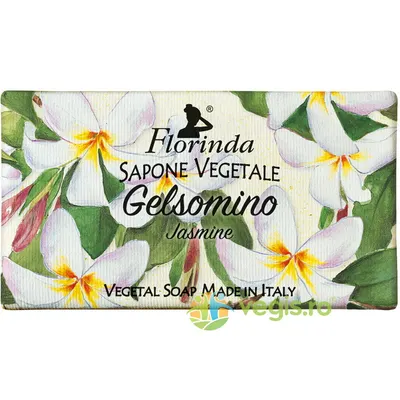 Sapun Vegetal Florinda cu Parfum de Iasomie 100g