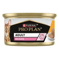 Conserva pentru pisici Pro Plan Adult Delicate Digestion Mousse cu pui 85 gr